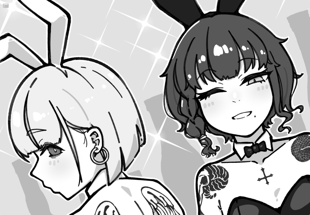 刺青バニー合同