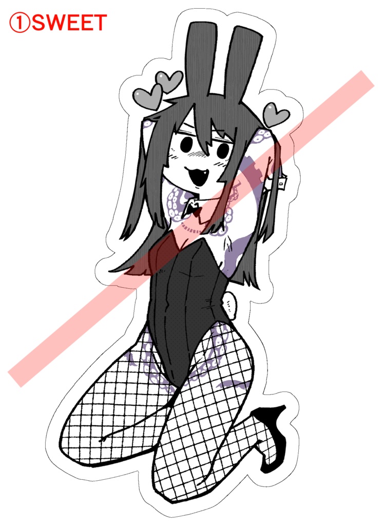 ノベルティアスィミンステッカー