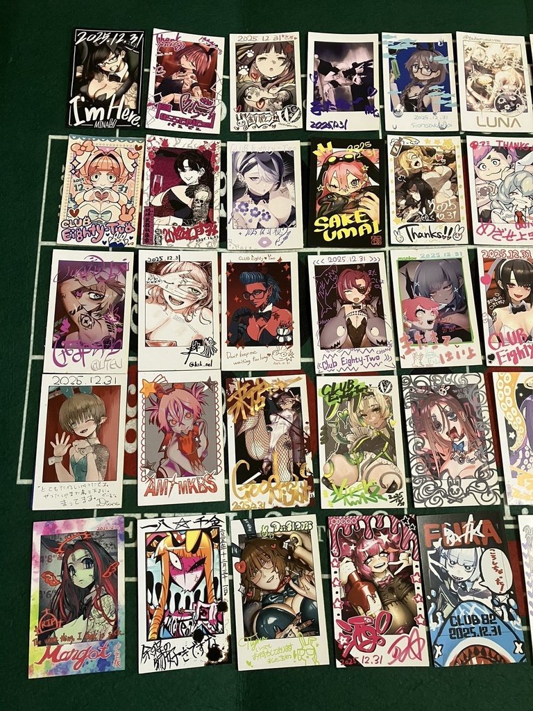 刺青バニー合同2チェキシール