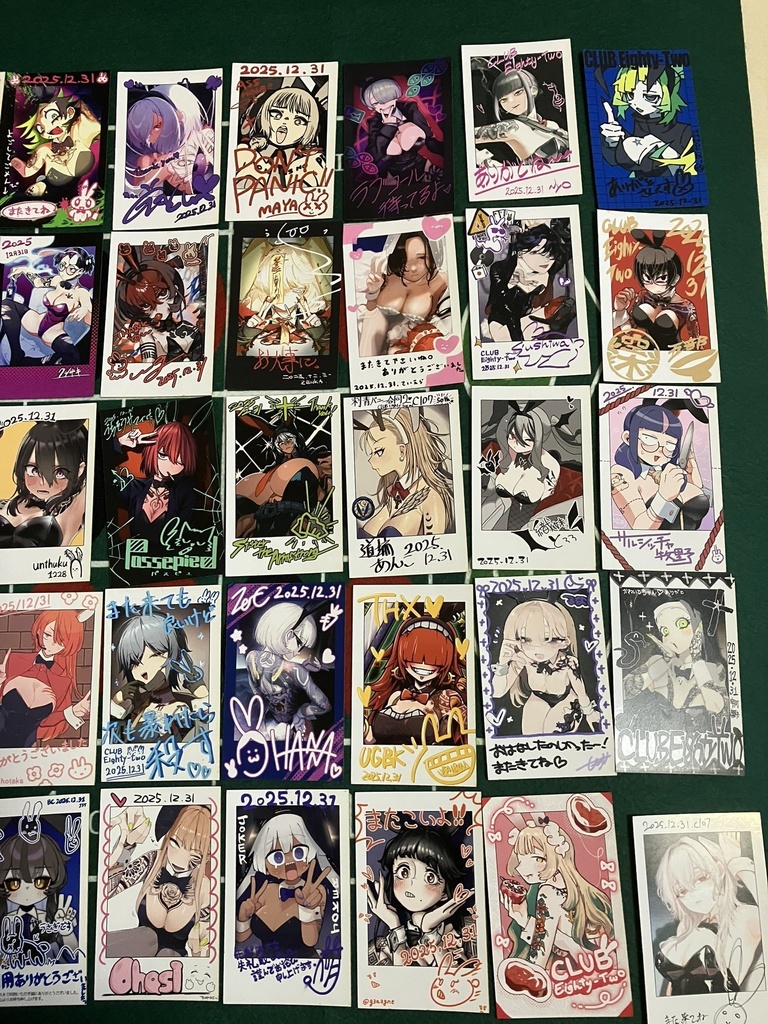 刺青バニー合同2チェキシール