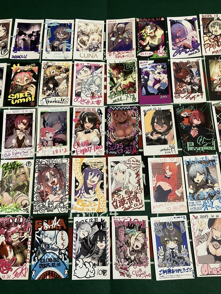 刺青バニー合同2チェキシール