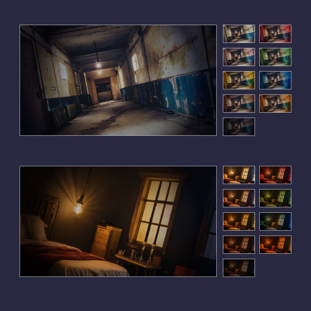 ホラゲ 配信ロゴと背景 【サムネ素材・フリー版あります】