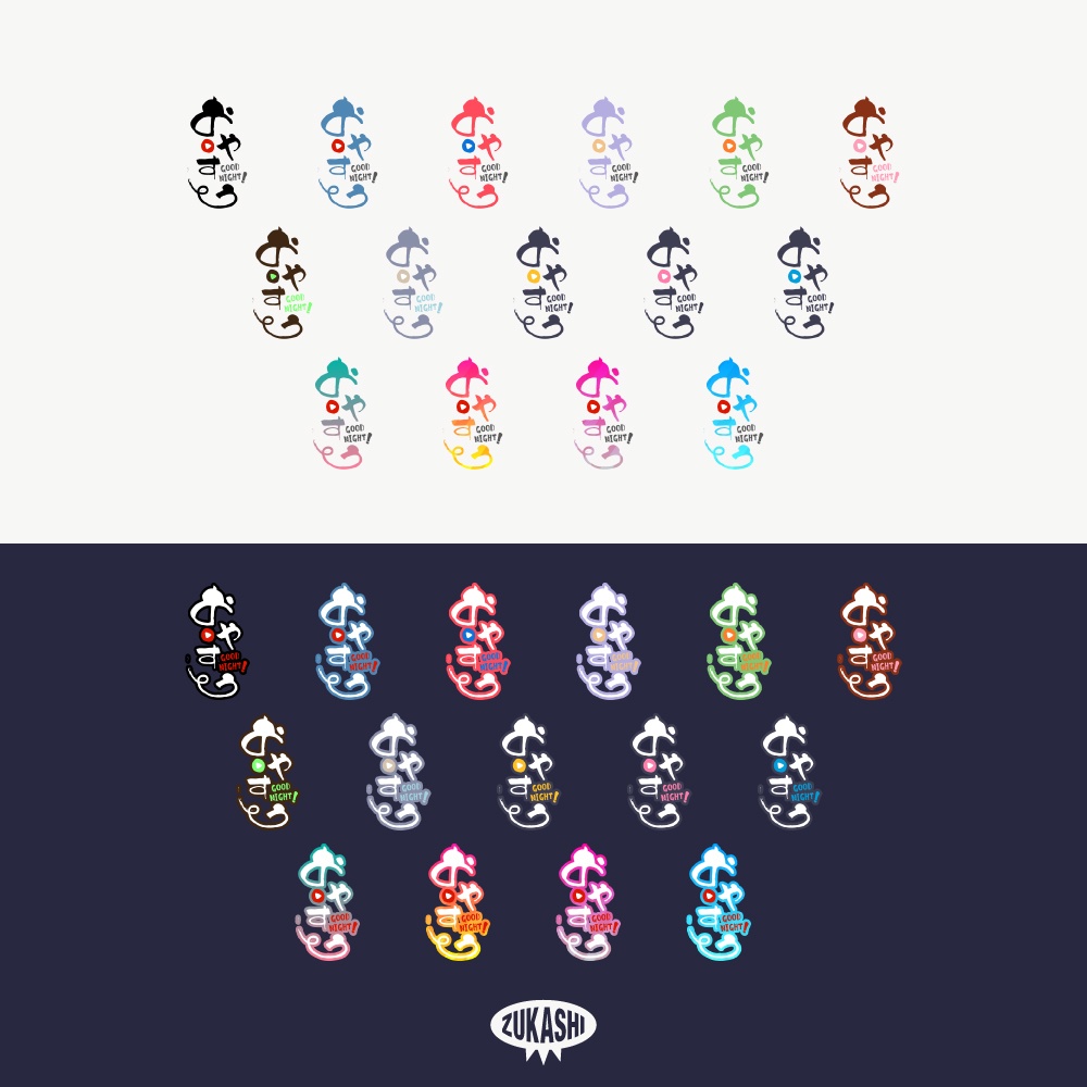 筆文字の感謝配信ロゴ【ありがとう】【ご視聴いただきありがとうございます】【おはよう】【おやすみ】【フリー素材・サムネ素材】