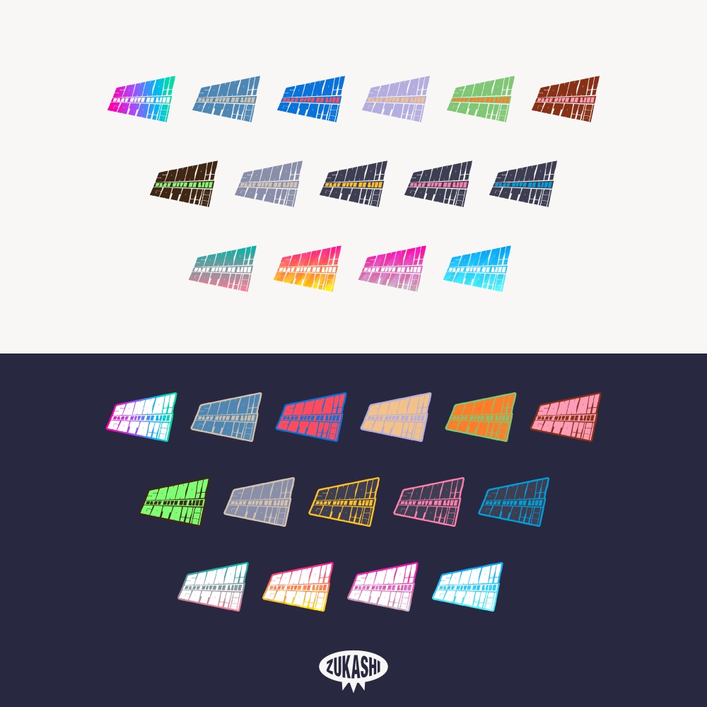 強いゴシックの参加型配信ロゴ【フリー素材・サムネ素材】