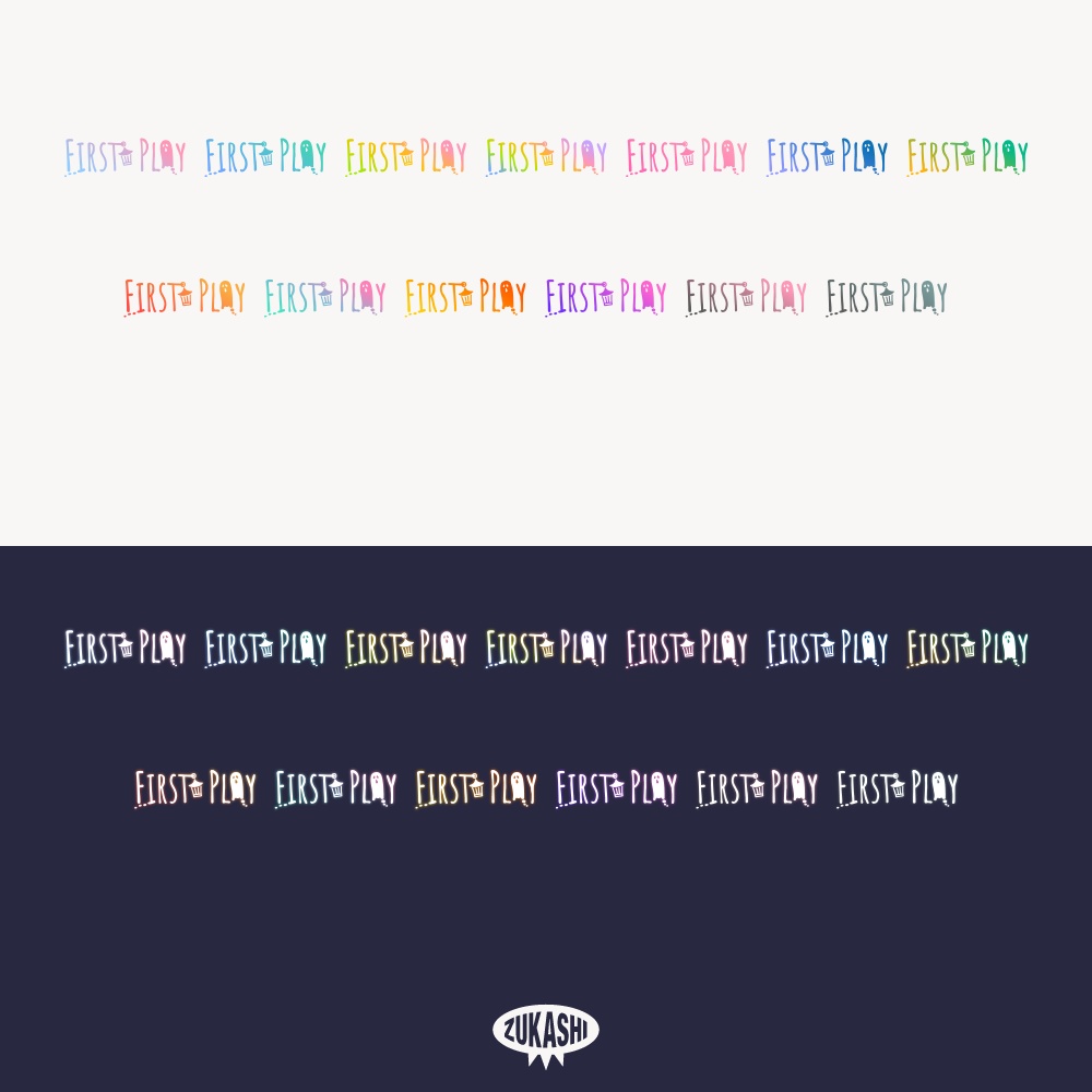 ランタンとおばけのホラゲハロウィーン配信ロゴ【フリー素材・サムネ素材】