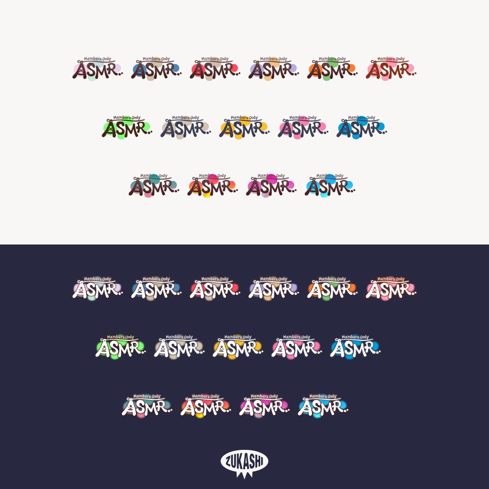 暖かいランタンのASMR配信ロゴ【フリー素材・サムネ素材】