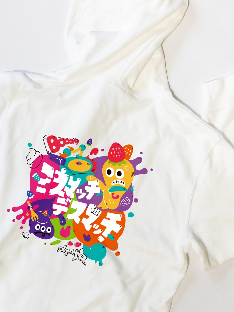 ミスマッチデスマッチ ずかしパーカー【10.0オンス】