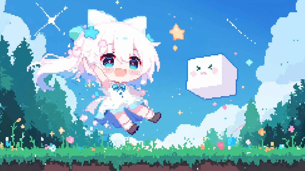 Sparkle Jump 🌼 | Chiptune × Kawaii BGM