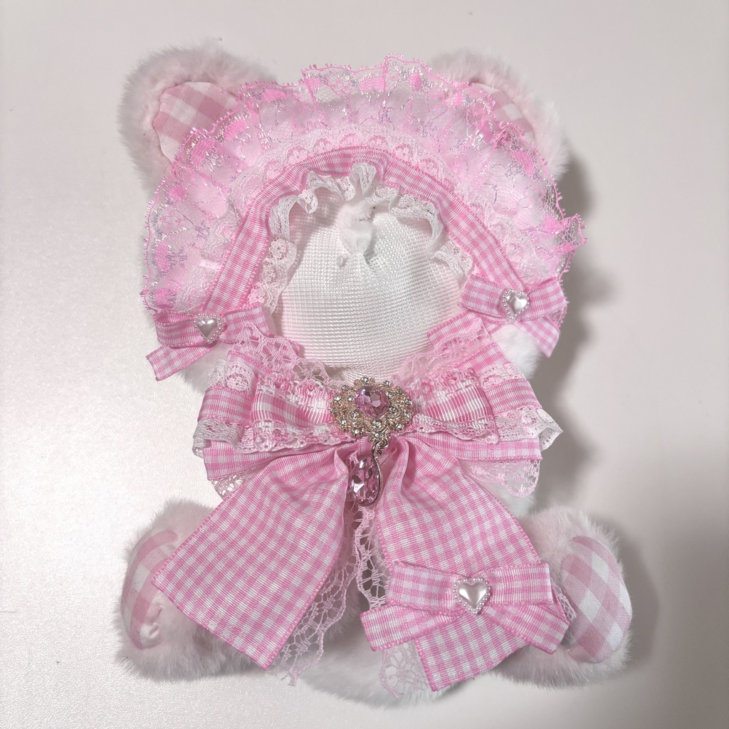 【スタフォユ】ぬい用着ぐるみ服 ギンガム