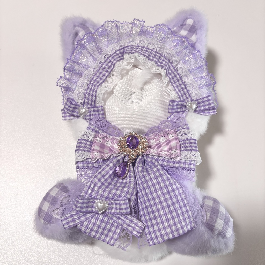 【スタフォユ】ぬい用着ぐるみ服 ギンガム