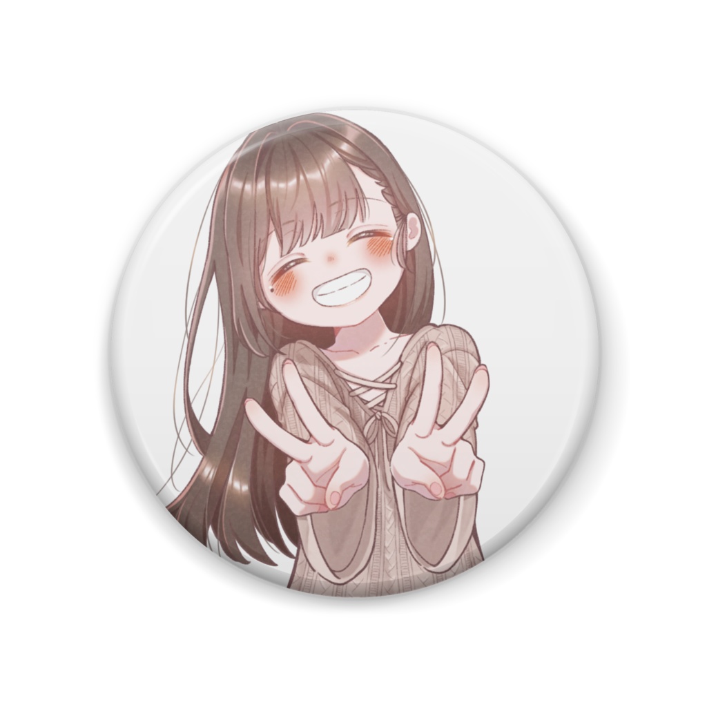 労わりたい缶バッチ　（ピンク）
