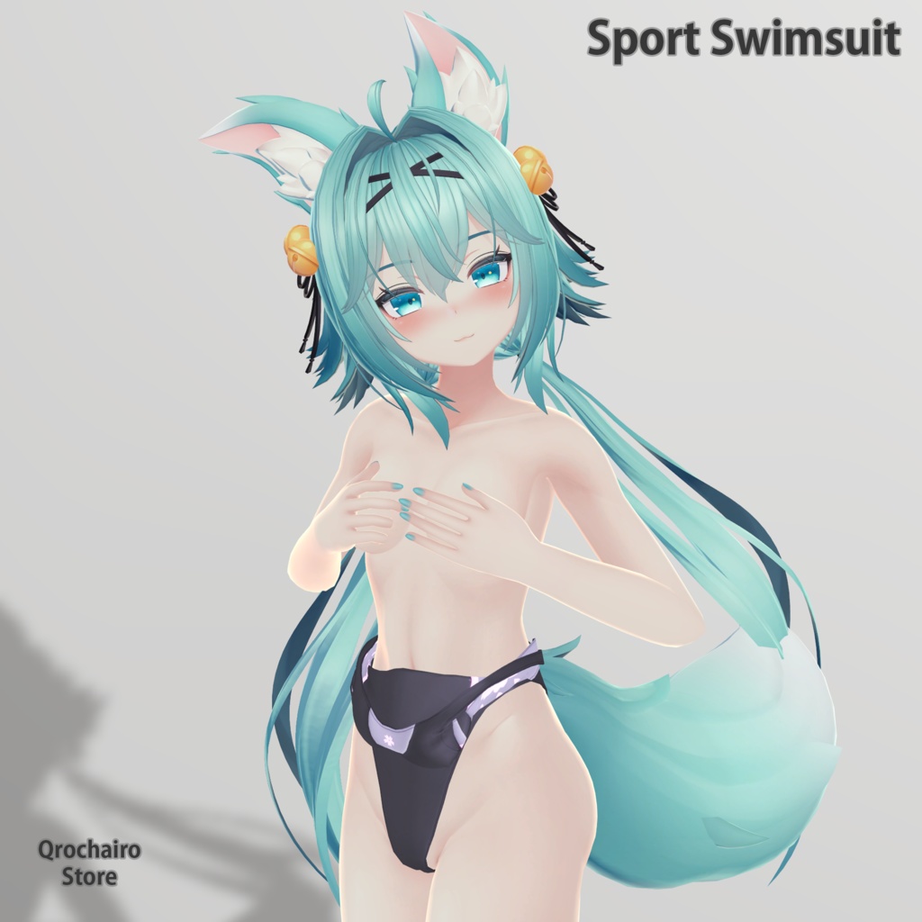 『レースの水着』 & 『リング付き水着』 & 『競泳水着』 for Rindo『竜胆』