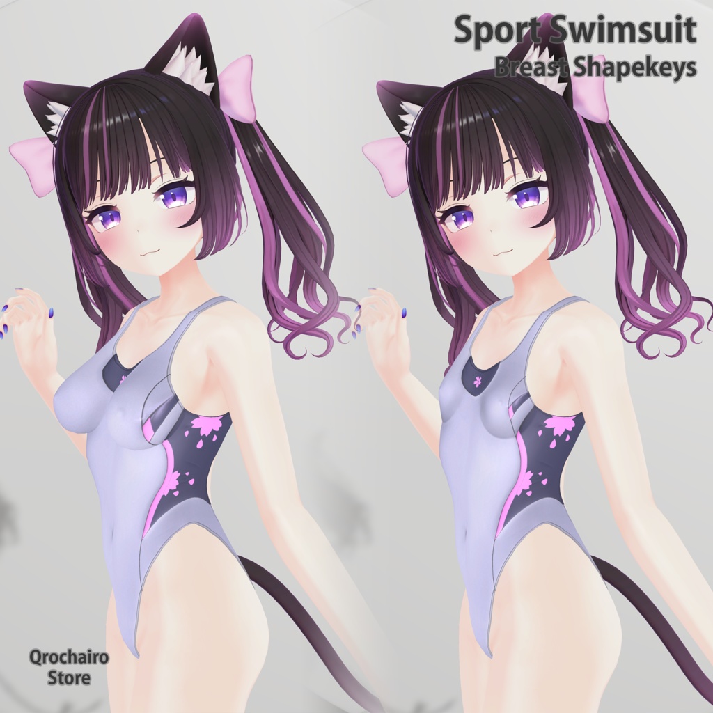 『レースの水着』 & 『リング付き水着』 & 『競泳水着』 for Anon『あのん』