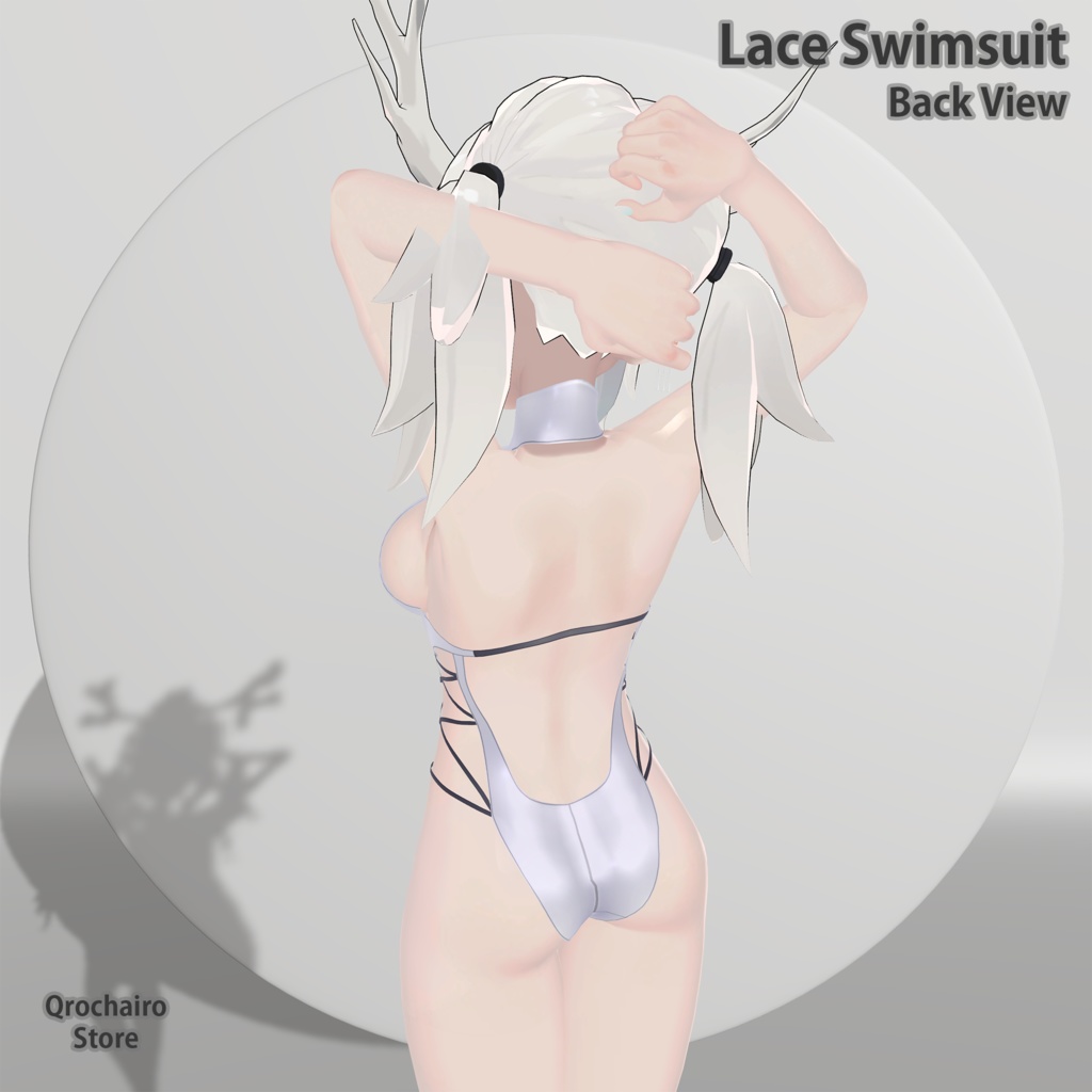 Sport and Lace Swimsuit for Yoll (For First Version, update for new body WIP)「龍のヨルちゃん」