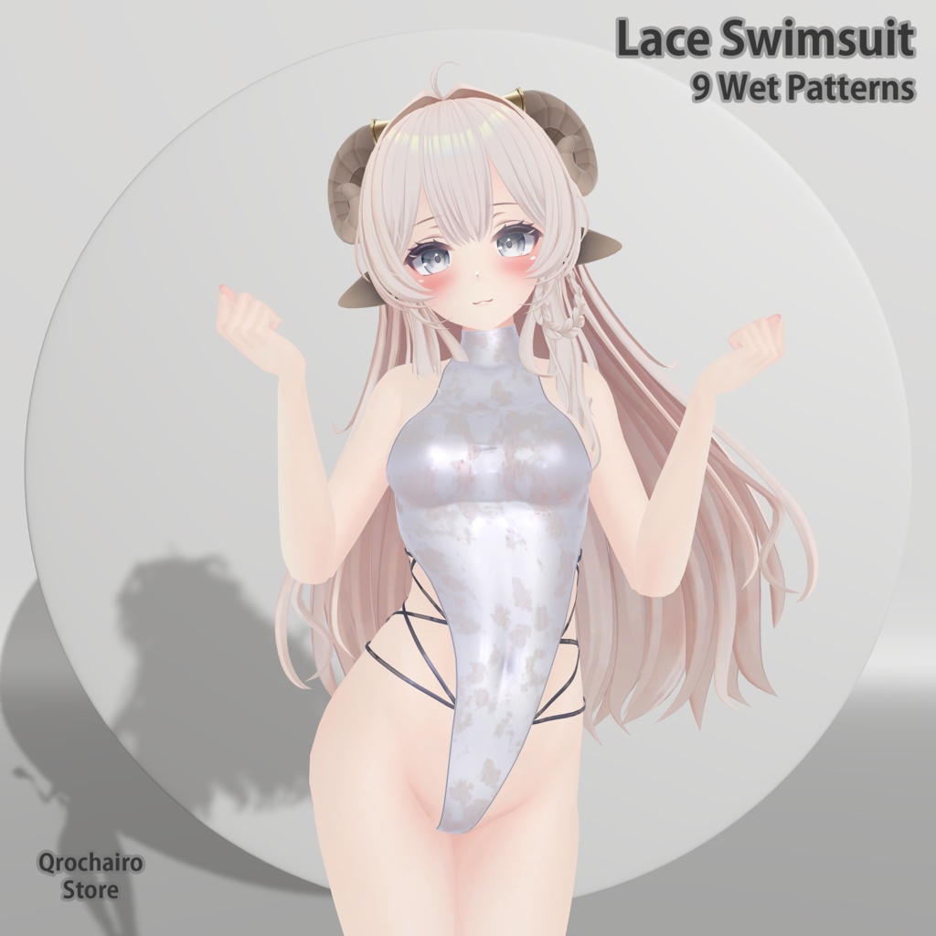 Sport Swimsuit & Lace Swimsuit & Ring Swimsuit & Causal Wear for Ururu「うるる」