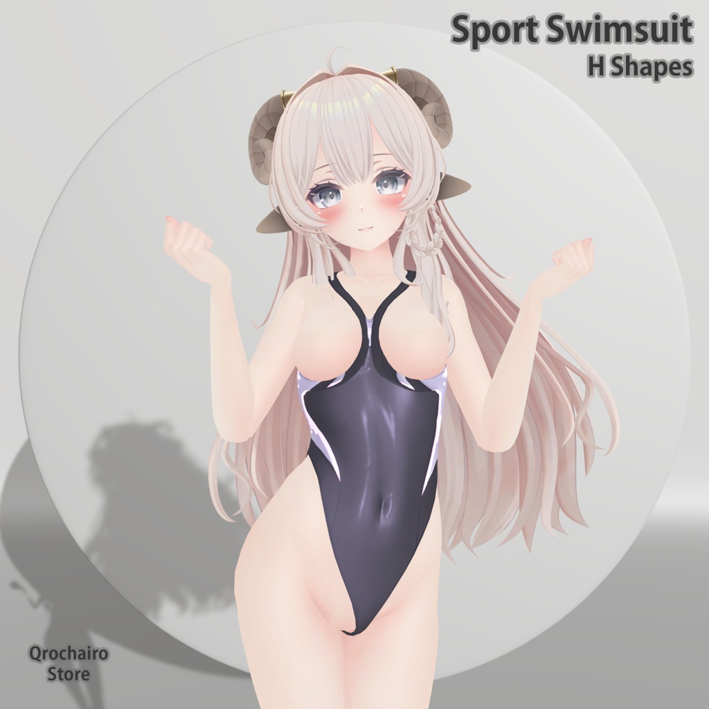 Sport Swimsuit & Lace Swimsuit & Ring Swimsuit & Causal Wear for Ururu「うるる」