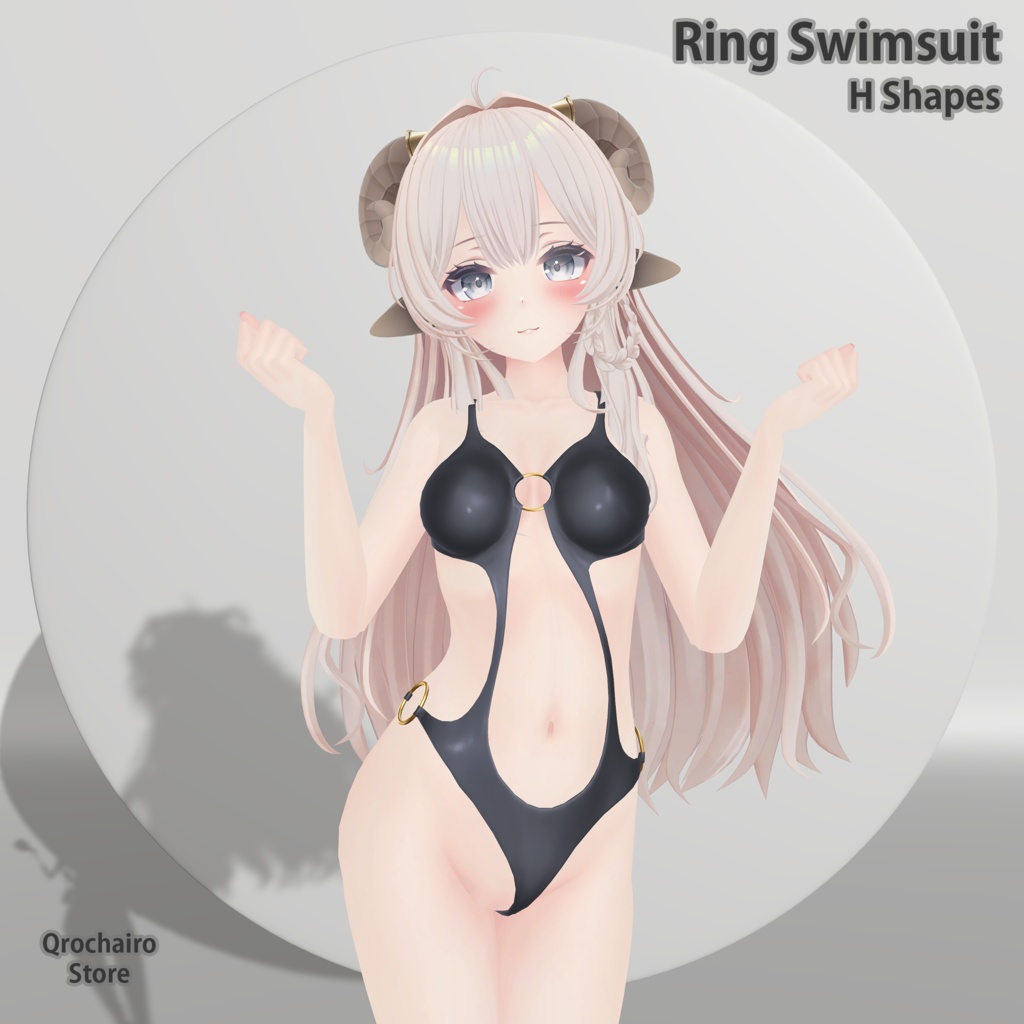 Sport Swimsuit & Lace Swimsuit & Ring Swimsuit & Causal Wear for Ururu「うるる」