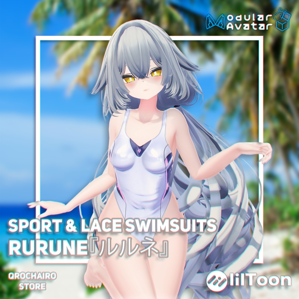 Sport & Lace Swimsuit for Rurune 『ルルネ』