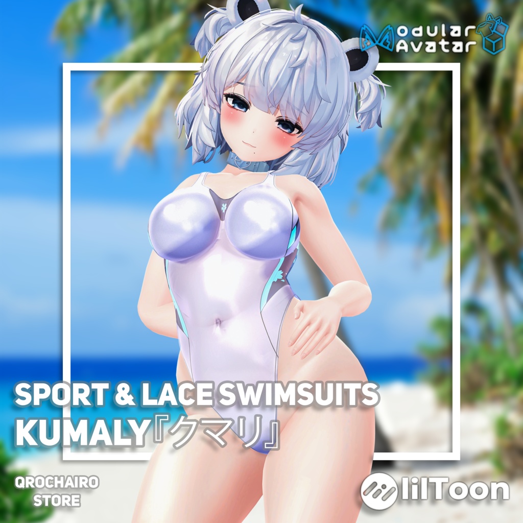 Sport & Lace Swimsuit for KUMALY 『クマリ』