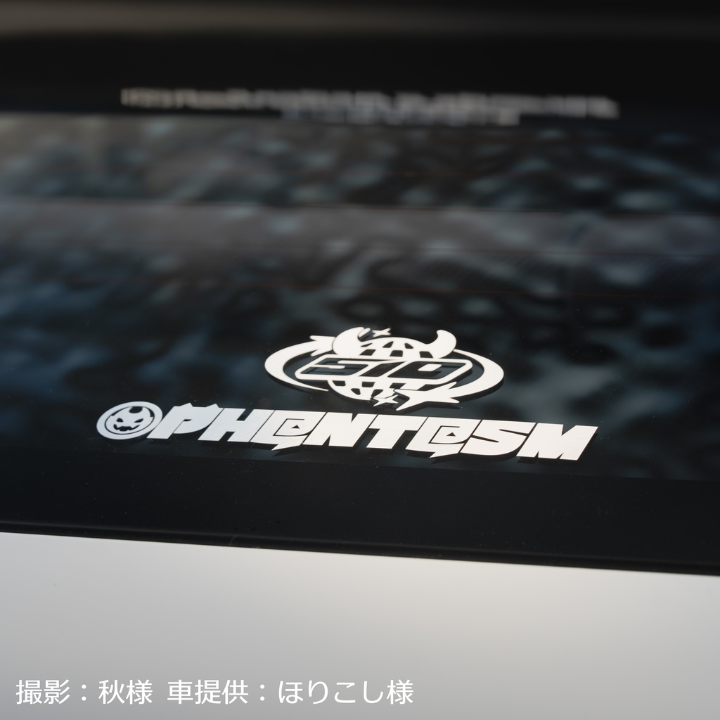 【ロゴ】カッティングステッカー【メタリックシルバー】