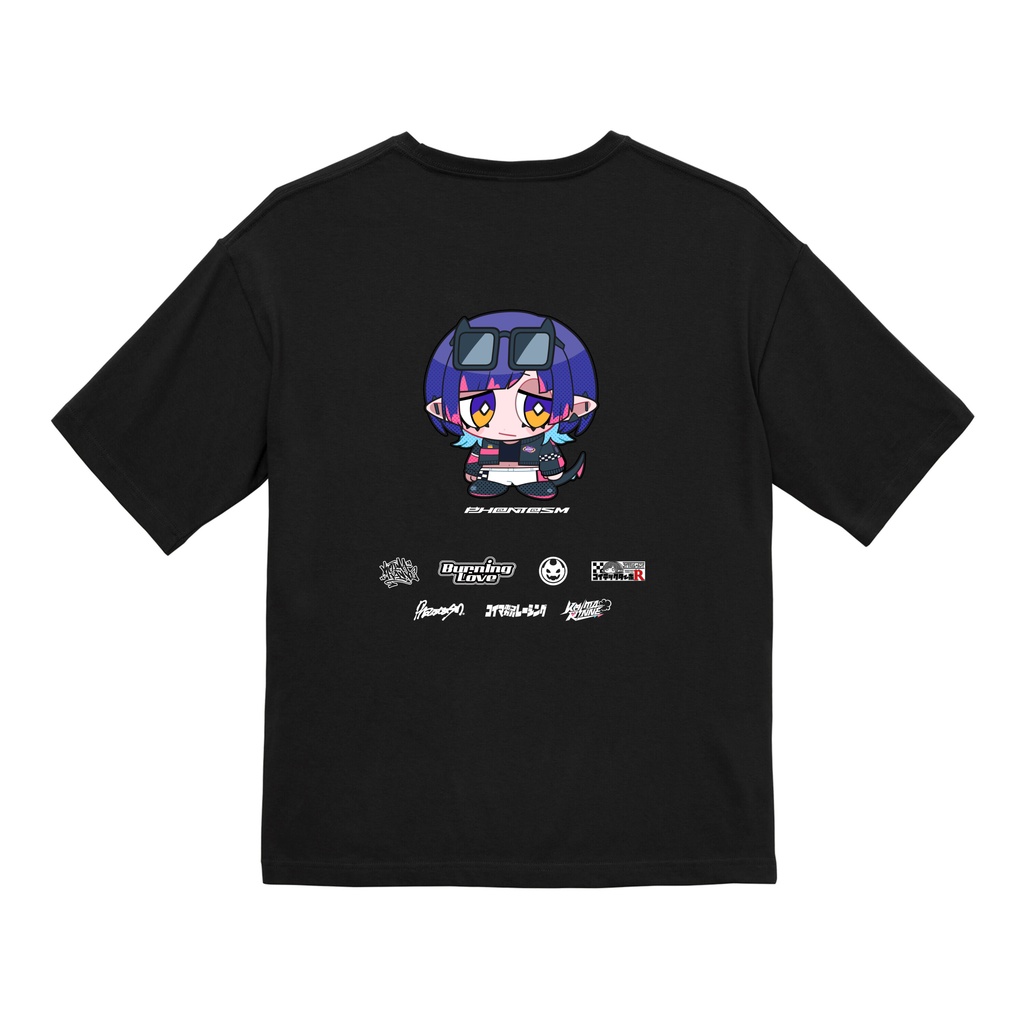 【試作品】恋魔＆ロゴ 背面プリント【Tシャツ】