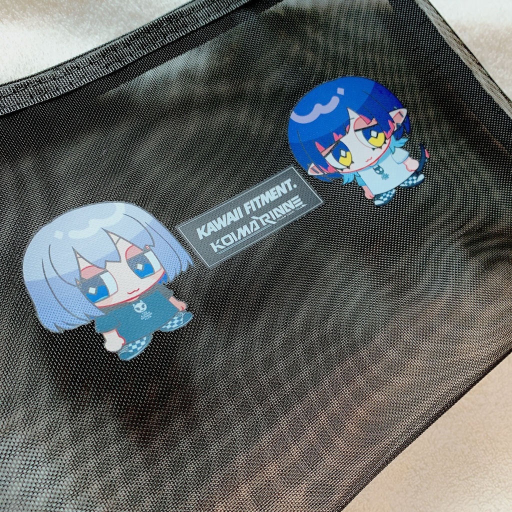 【コラボ商品】メッシュポーチ【KAWAII FITMENT.×恋魔リンネ】