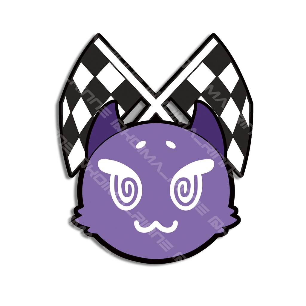 3月限定価格【ロゴ】ステッカー【悪魔&チェッカー】