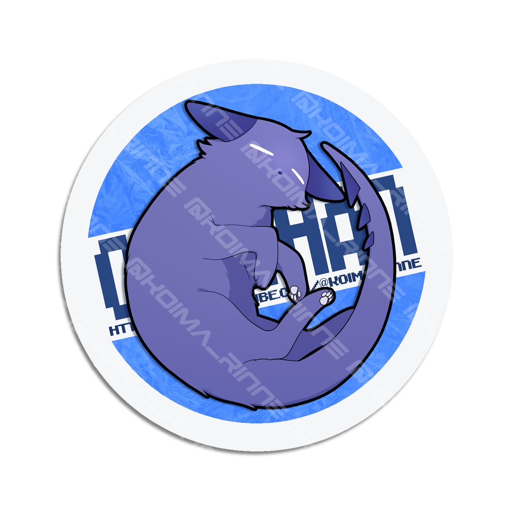 3月限定価格【丸型】おにいちゃんステッカー【マスコット】