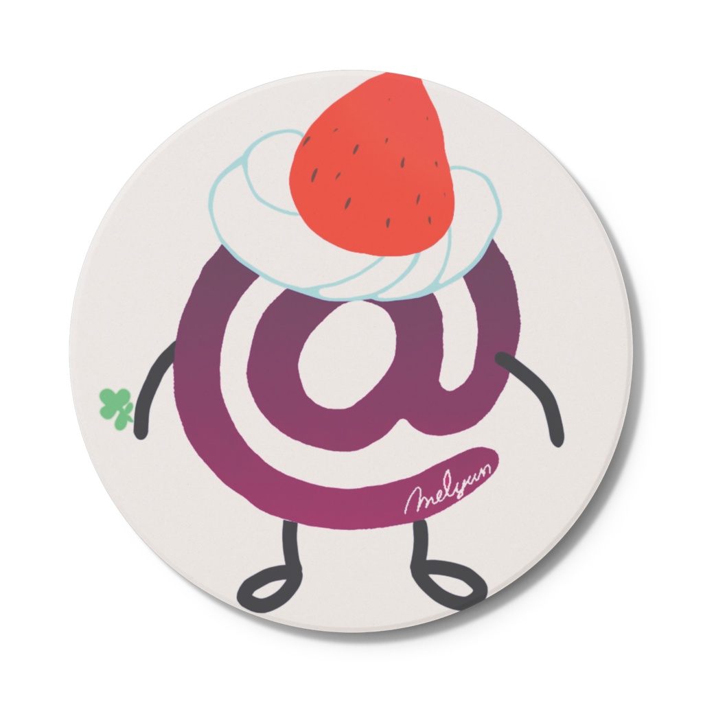 @ いちごアイコン コースター