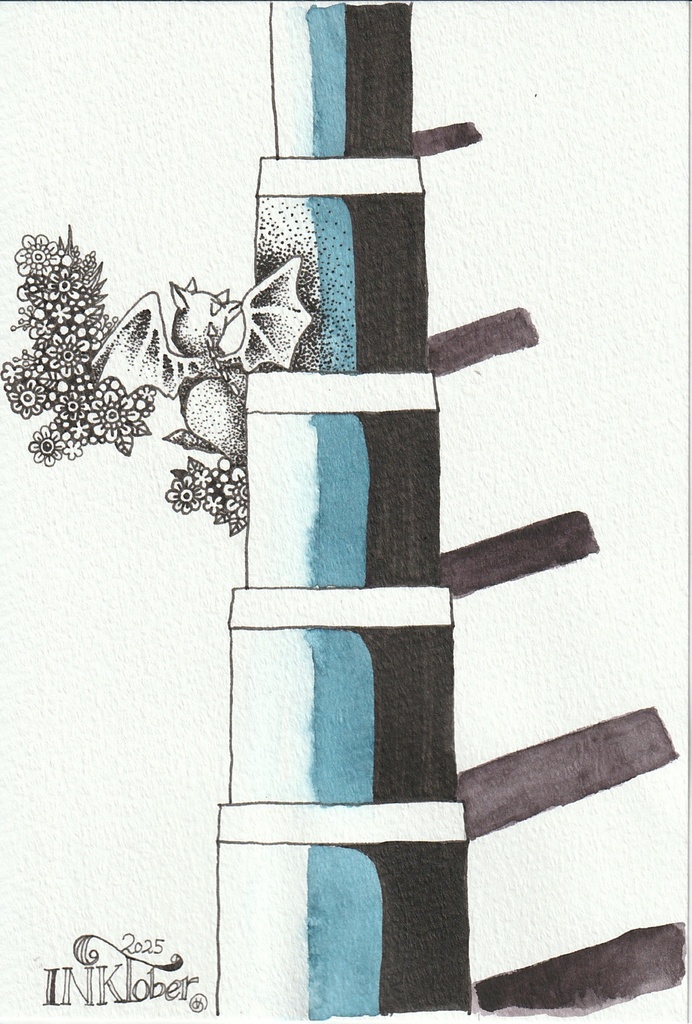 Inktober2025 原画 26 【不可解な 謎めいた】