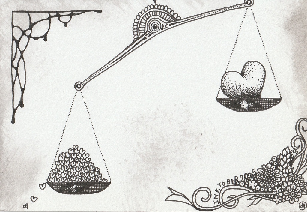 Inktober2025 原画 9 【重い】