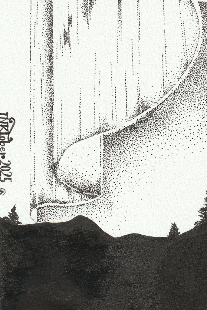 Inktober2025 原画 19 【北極の 極寒の】