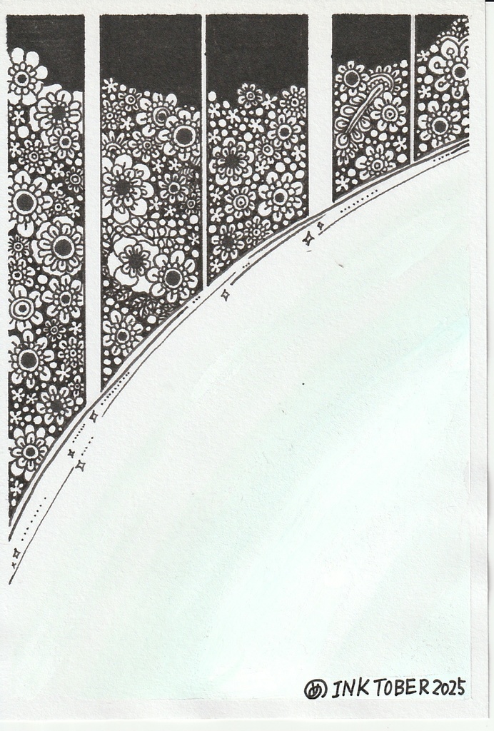 Inktober2025 原画 10 【一掃する】