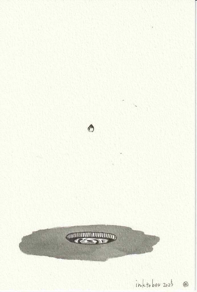 Inktober2025 原画 6 【突き刺す 貫通する】