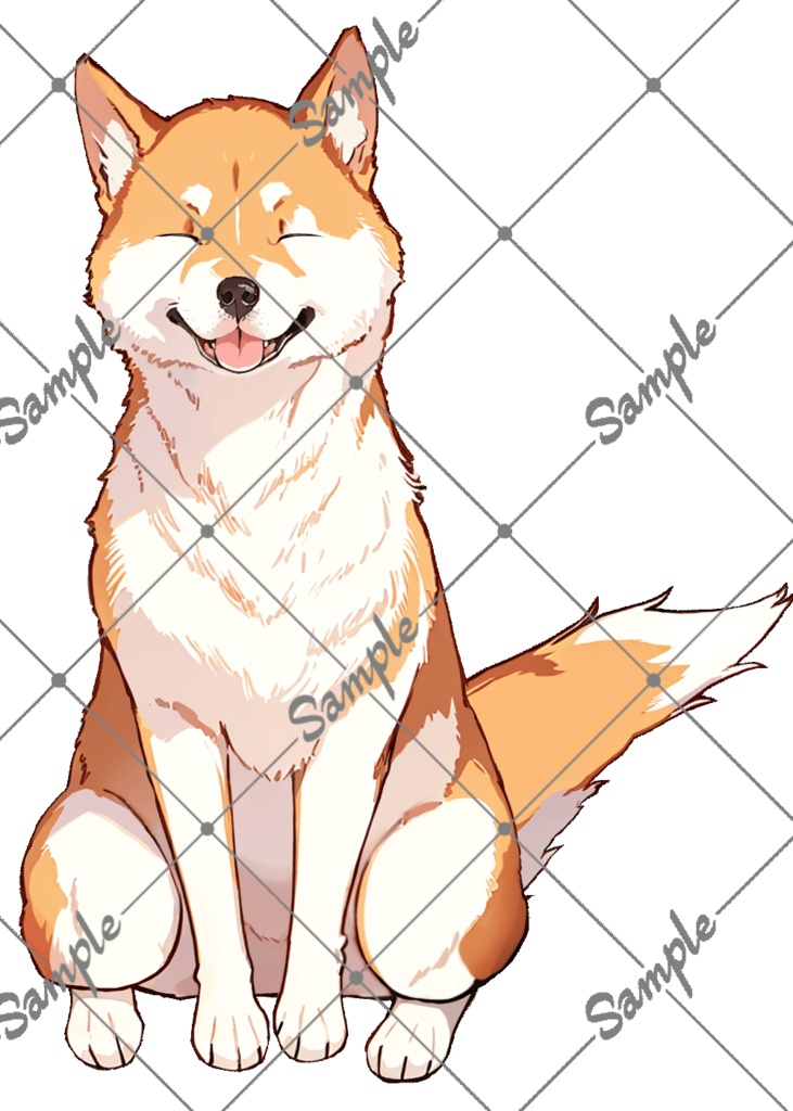 【無料版有】動く!犬イラスト素材【柴犬編】【2枚目以降の画像クリックで再生】【立ち絵png・gif・webm・mp4】