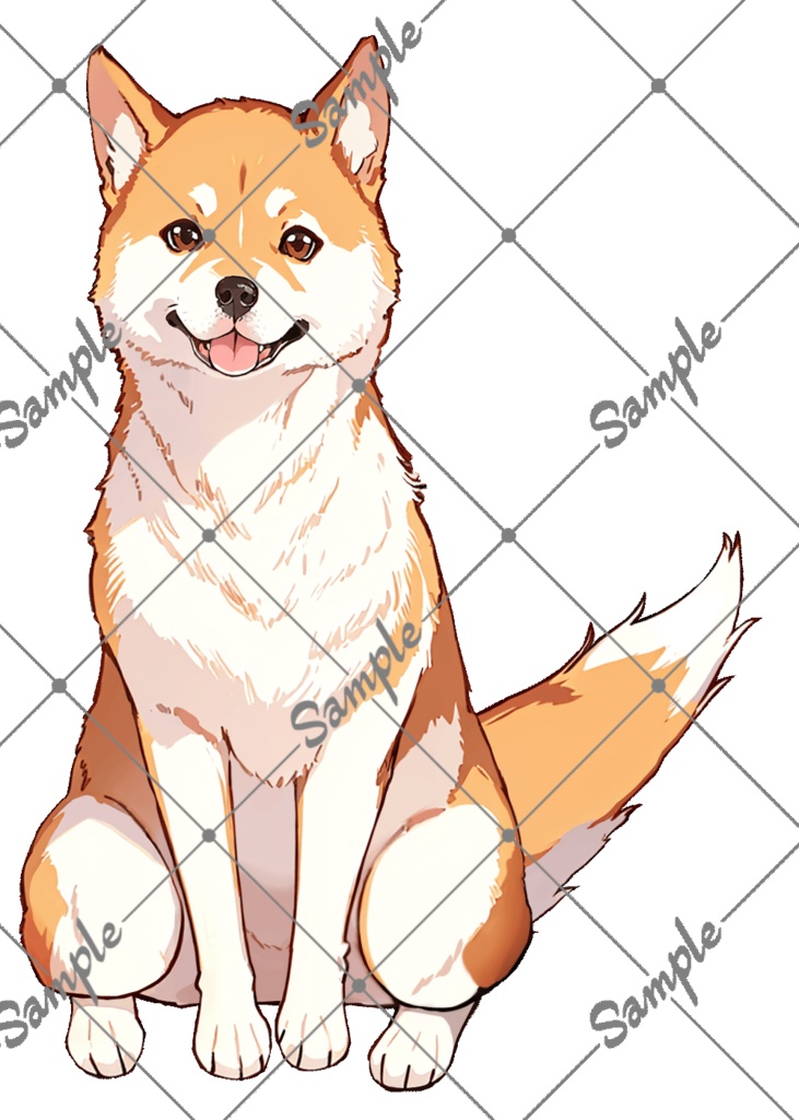 【無料版有】動く!犬イラスト素材【柴犬編】【2枚目以降の画像クリックで再生】【立ち絵png・gif・webm・mp4】