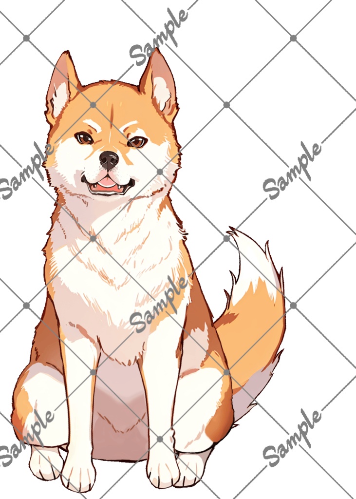 【無料版有】動く!犬イラスト素材【柴犬編】【2枚目以降の画像クリックで再生】【立ち絵png・gif・webm・mp4】