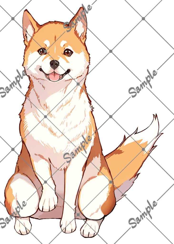 【無料版有】動く!犬イラスト素材【柴犬編】【2枚目以降の画像クリックで再生】【立ち絵png・gif・webm・mp4】