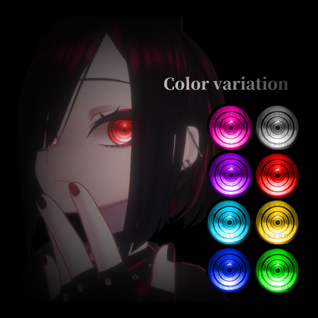《XEBY専用》Concentric eye texture《8color》