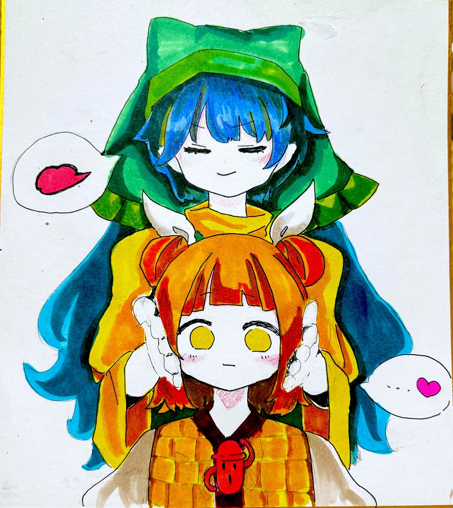 【大色紙】埴安神袿姫&杖刀偶磨弓