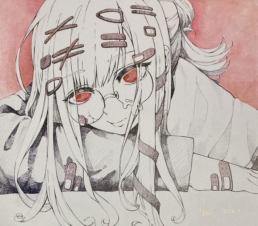 オリジナル色紙 ＆ オリジナルシール5枚