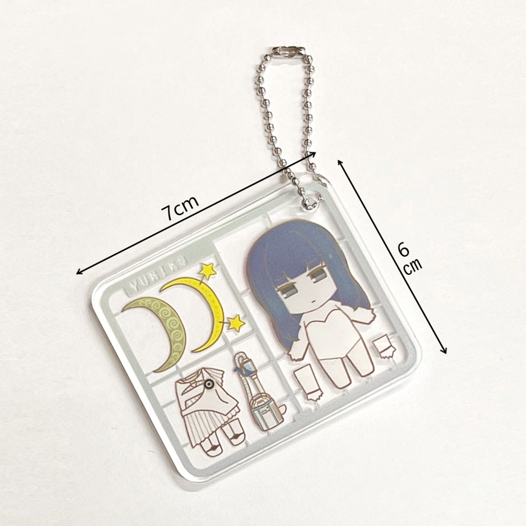 ランナー風アクリルキーホルダー