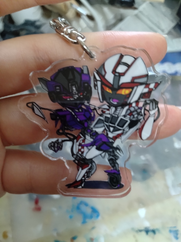 オリジナルトランスフォーマー リヴィルド&レプラス アクリルキーホルダー