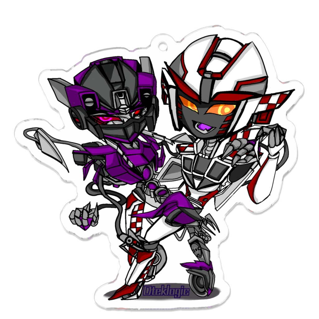 オリジナルトランスフォーマー リヴィルド&レプラス アクリルキーホルダー
