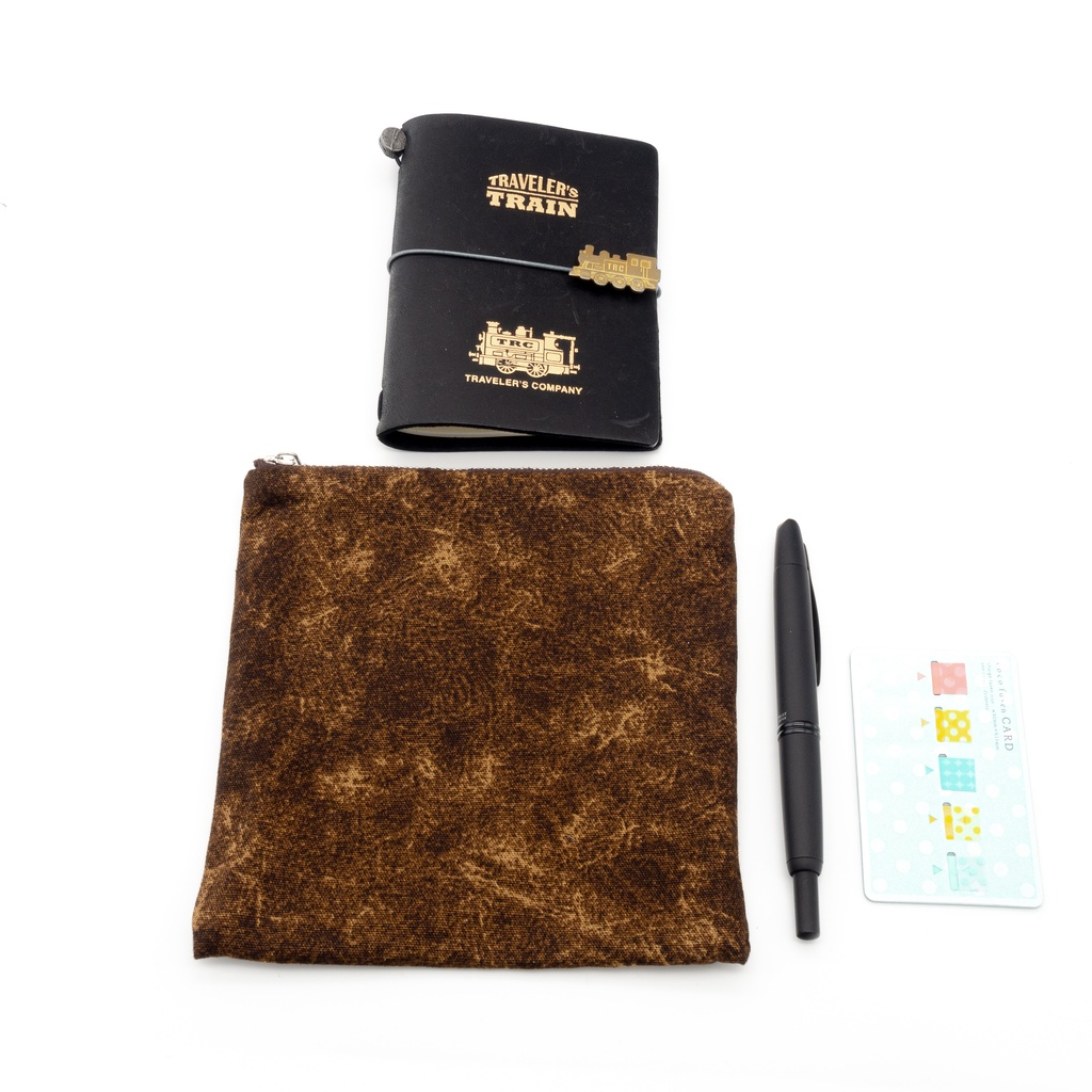 フラットポーチ＊00・レザー（S）