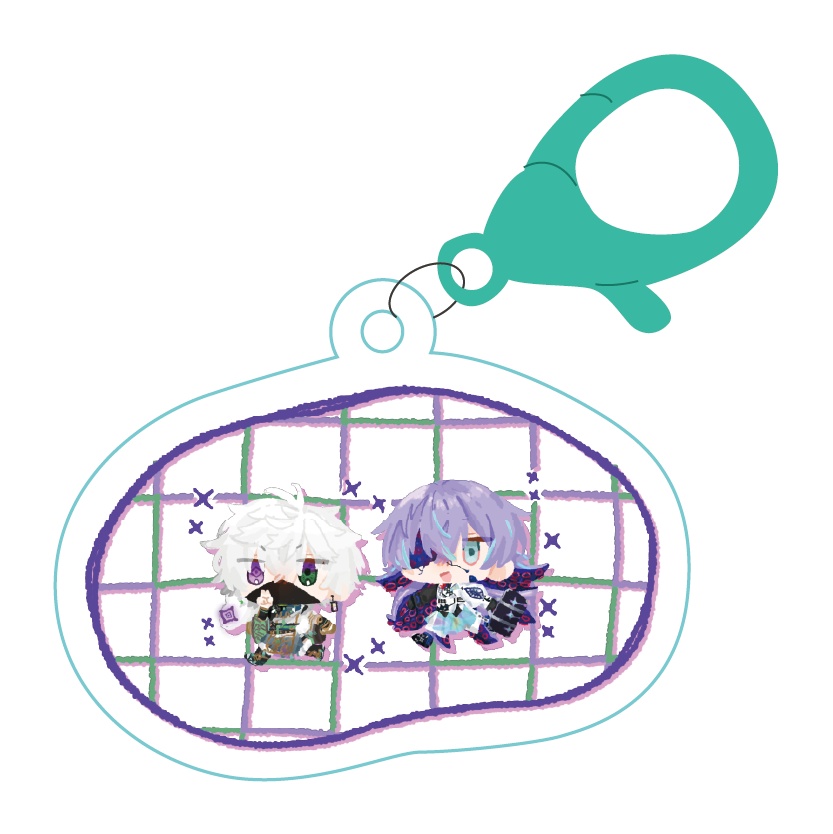 非公式　タコ忍アクリルキーホルダー