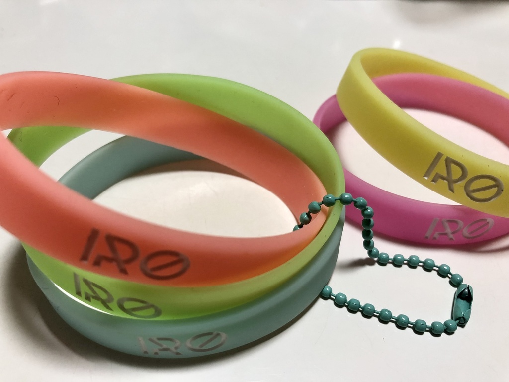 色バンド (2サイズ、5色)