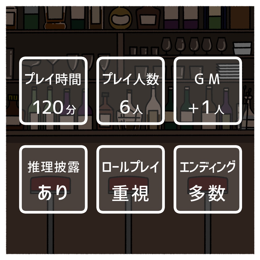 アルコホリック・メンバーズ【オンライン用マーダーミステリー】