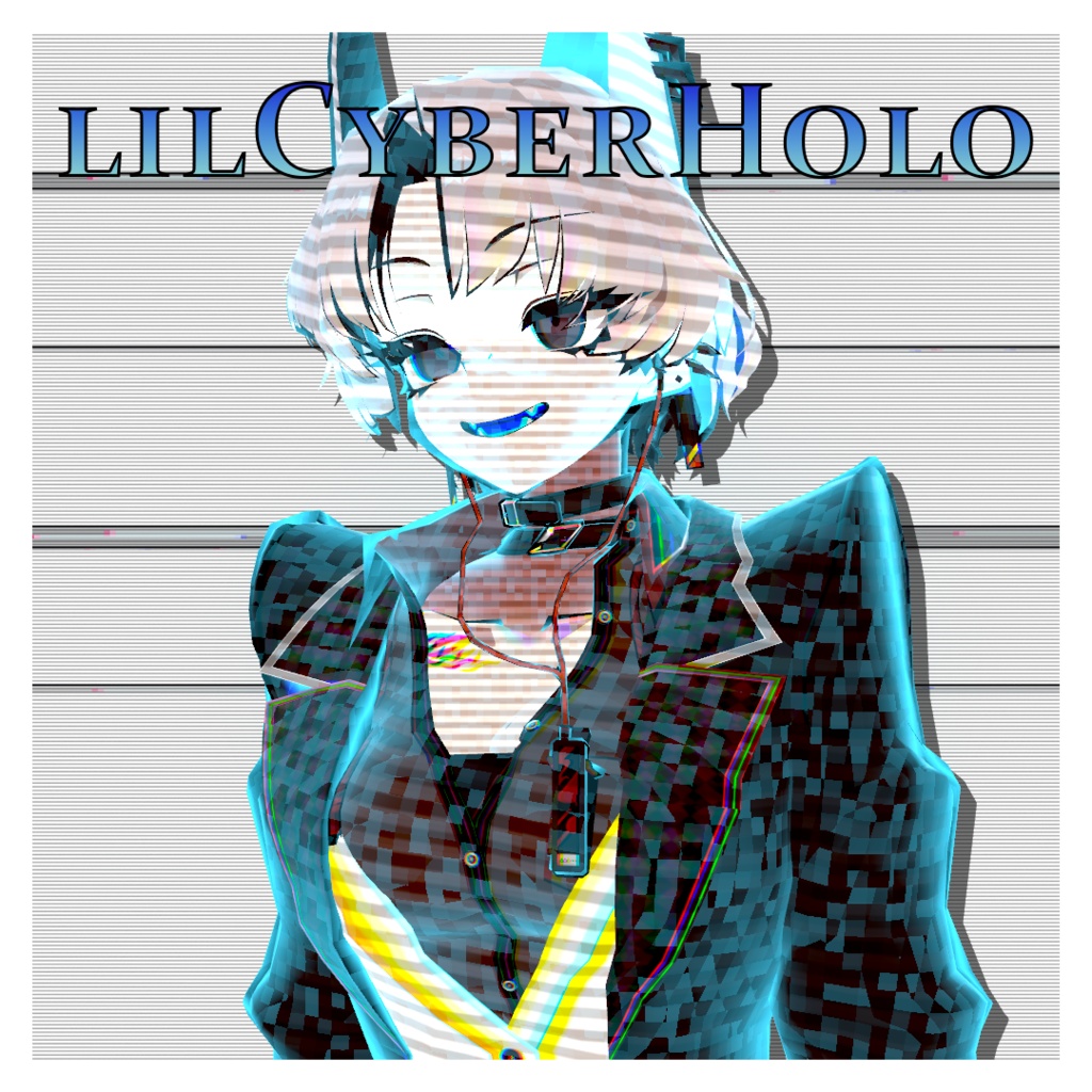 [VRChat]lilCyberHolo — サイバーホログラムシェーダー for lilToon
