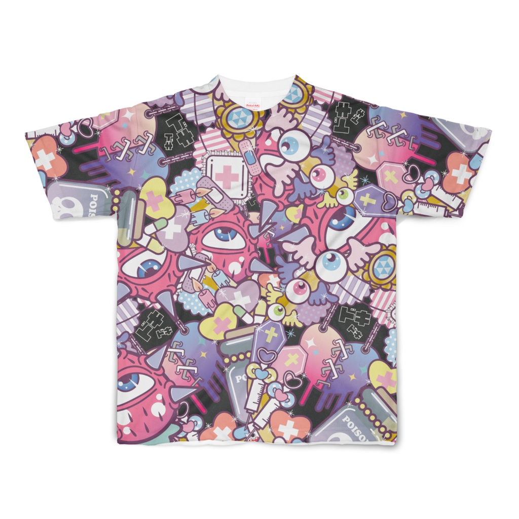 ゴチャゴチャオリジナルイラストtシャツ Sサイズ Unicorn Lover Booth